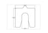 0.7mm Precut Alignment Slotted Shim 150x150 Slot 50mm Pack of 10 - Shim Stock Metals UK